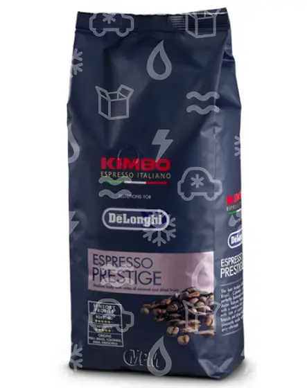 káva zrnková DeLonghi KIMBO Espresso Prestige, 250 G, 65% ARABICA / 35% ROBUSTA